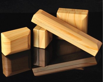 CaiXas de Combinação de madeira natureza jóia Para personalizado Com seu logotipo