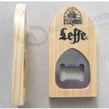Customed logo holz flaschenöffner für benutzerdefinierte mit ihrem logo