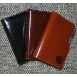 ペンで卸売カスタム高品質の光沢のあるPVCレザーメモ帳