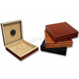 AangeVaderste houten humidors met veneers voor op maat met uw logo