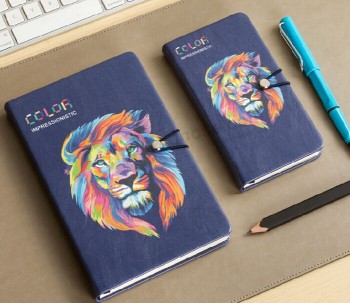 Cuadernos de alta calidad personalizados de cuero de pu de iMpresión Con bolsillo