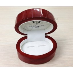 Großhandel benutzerdefinierte hoch-Ende Klavier LAck ManscheTtenknöpfe Holz Display GeschenkboX (017)
