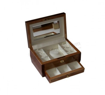 Al por mayor personalizado alto-Final ornamentos Colección caja de madera