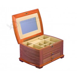 Großhandel benutzerdefinierte hoch-Ende Holz Schmuck SammelboX mit Schublade