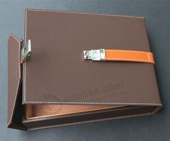 PU Leather Cigarette Case with Buckle for custom with your logo