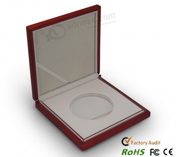 Commercio all'ingrosso di alta personalizzato-Fine grande scatola di immagazzinaggio della medaglia della polizia rotonda
