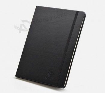 Wholesale custom high quality Black Moleskine Leather Notebook