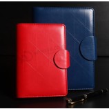 卸売カスタム高品質の光沢のエンボスレザービジネスjoTters