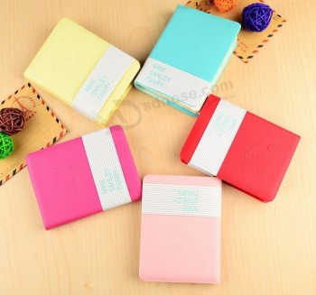 Wholesale custom high quality Mini Leather Notepad with Sleeves and your logo