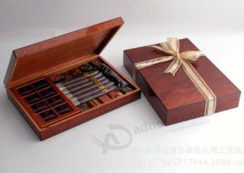 Caja de humidor de cigarro pintura clásica brillante Pensilvaniara personalizar Con su logotipo