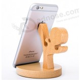 Cellule de mode personnalisée de haute qualité en gros montrant stander en bois
