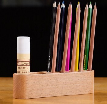AtAcado personalizado de alta qualidade polyporous caneta de madeira segurando base