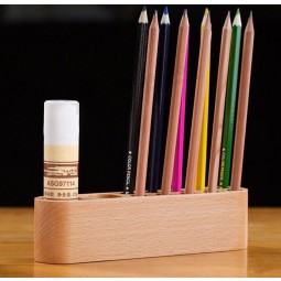 En gros personnalisé haute qualité polyporous stylo en bois tenant la base