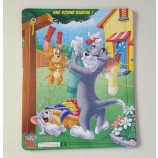 Großhandel benutzerdefinierte hochwertige 3d cartoon werbe Papierkarte stichsäge