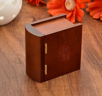 卸売カスタム高-終わりの本の形の木製のギフトボックス