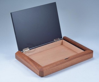 MDF Flip-Open Lid Cigarette Box for custom with your logo