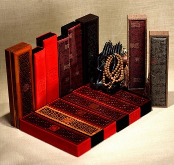 Commercio all'ingrosso di alta personalizzato-Fine buddha perline scatole regalo in legno