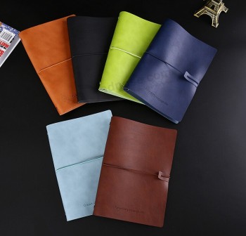 Wholesale custom high quality Soft Leather Cover Filofax Diary with Embossed Logo