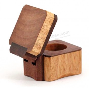 оптовая изготовленная на заказ высокая-конец природа деревянная коробка подарка ювелирных изделий