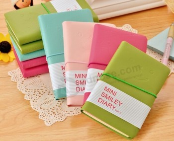 Wholesale custom high quality Mini Smiley Children Spiral Diary with your logo