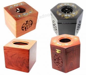Customized Wooden Tissue Boxes for Hotals (TB-001) for custom with your logo