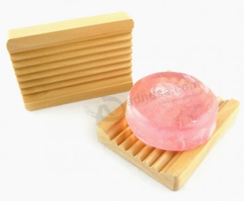 Support de distributeur de savon chaud en bois solide pour personnalisé avec votre logo