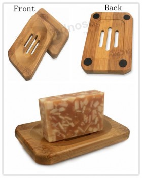 Wholesale Natural Bamboo Soap Dish for Bathroom for custom with your logo