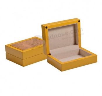 卸売カスタム高-エンドカラー絵画木製の収納ボックス