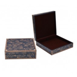 Wholesale custom high-end Classic Pattern Wooden Jewel Box Set
