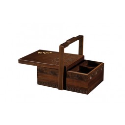 Custom high-end Classical Wooden Food Storage Basket (WB-046)