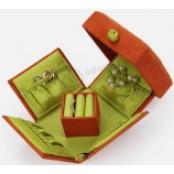 Portagioie anello di Stoffa, scatola portaoggetti in legno, scatola di collana di carta, scatola regalo in monete, portagioie in pelle, scatola per orologi (002) Per abitudine con 
