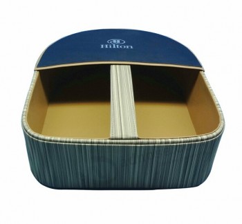 Custom high-end Hotal Customized Leather Shoes Storage Basket (WB-006)