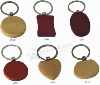 Custom high-end Addable Logo Wood Carving Keychains for Ad Promotions