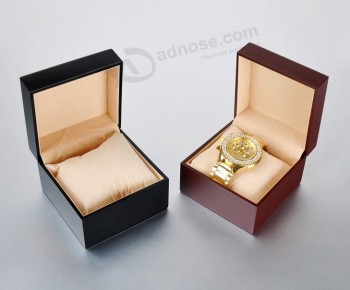 Boîte-cAnnonceeau d'affichage de montre en cuir carré d'or (Jb-012) Pour la coutume avec votre logo