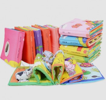 あなたのロゴとカスタムのための子供のためのカスタム動物ベッド布の本