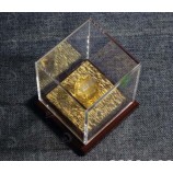 изготовленный под заказ высокий-конец куб акрил зеркало дисплей коробка