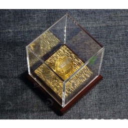 Alto personalizzato-Vetrina per gioielli in ACrilico fine cubo