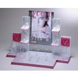 Benutzerdefinierte hoch-Ende Acryl Uhr Display RAck Set für FAchgeschäfte