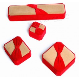 Wholesale Red Wedding Jewellery Boxes (JB-005) for custom with your logo