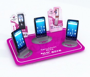 AangeVaderSte hooGte-Eind afdrukken Acryl mobiele telefoon display Staan