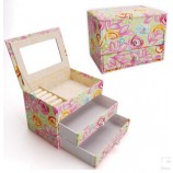 Fashion Fancy Fabric Jewel Case for custom with your logo
