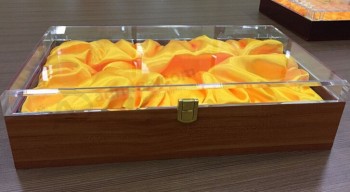 カスタムハイ-エンドの混合アクリル木製薬保存ボックス