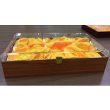 맞춤형 높이-최종 혼합 아크릴 목조 약용 저장 상자