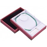 Leather Jade Bead Chain Showing Box for custom with your logo