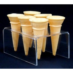 Alto personalizzato-Supporto ACrilico terminale per gelati