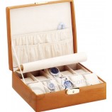Luxury Cowhide Watch Display Gift Box for custom with your logo