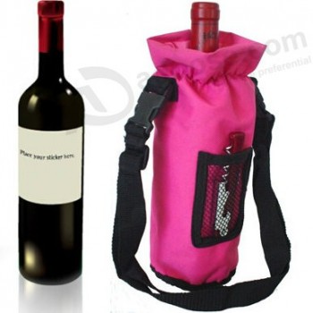 PersonalizAnuncio.o alto-Bolsa de cordón del vino tinto de la tela de la calidAnuncio.