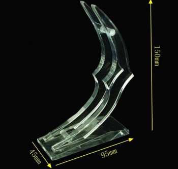 맞춤형 높이-끝 불규칙한 모양의 공예 아크릴 디스플레이 스탠드