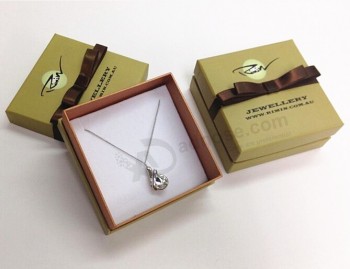 Square Pendant Packaging Lid Base Box (ST-024) for custom with your logo