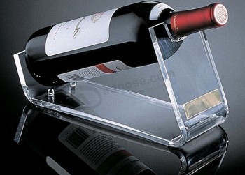 Benutzerdefinierte Höhe-Qualität Acryl Wein Display-Ständer (Anz-017)